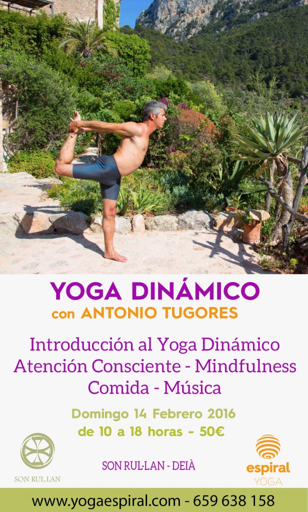 flyer brunch yoga dinámico